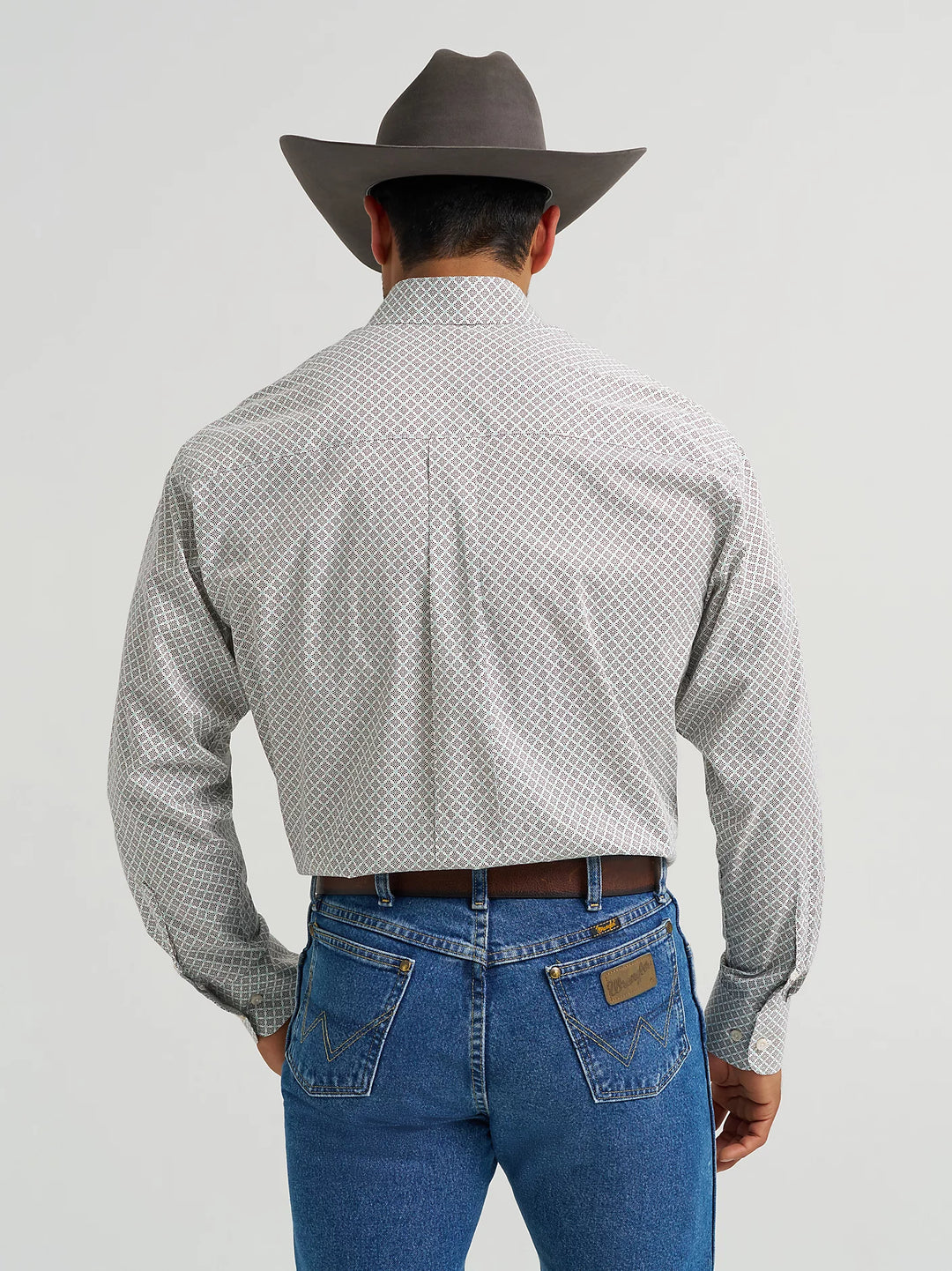 Wrangler® George Strait™ Long Sleeve Button Down One Pocket Shirt - 112368201