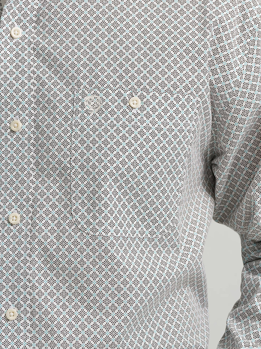 Wrangler® George Strait™ Long Sleeve Button Down One Pocket Shirt - 112368201