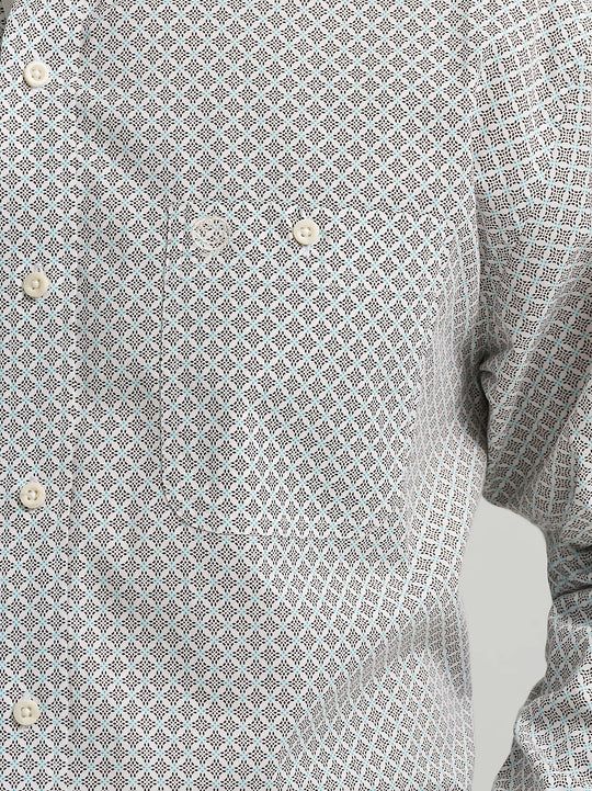 Wrangler® George Strait™ Long Sleeve Button Down One Pocket Shirt - 112368201