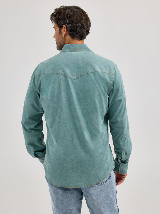 Men's Wrangler Retro® Premium Long Sleeve Shirt - 112368218