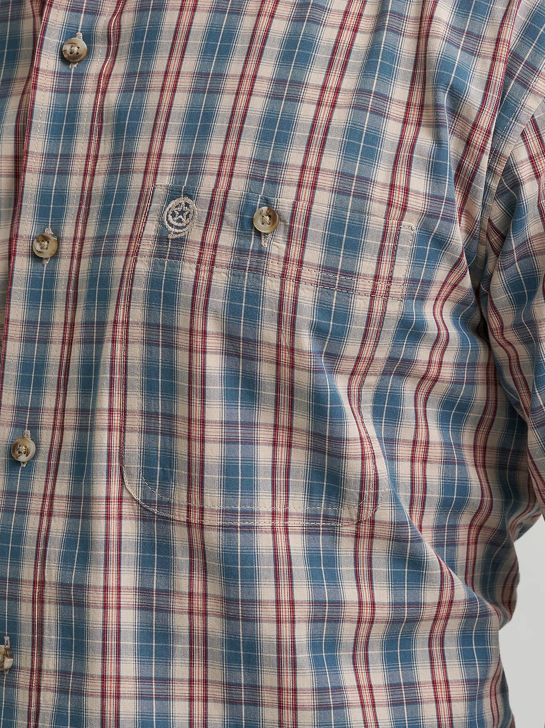 Wrangler® George Strait™ Long Sleeve Button Down One Pocket Shirt - 112368226