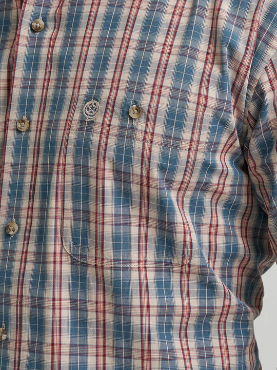 Wrangler® George Strait™ Long Sleeve Button Down One Pocket Shirt - 112368226