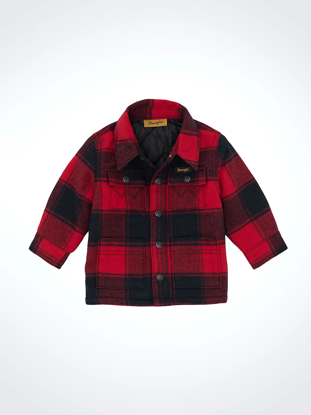 Little Boy's Wrangler Quilt Lined Flannel Shirt Jacket - 112368357