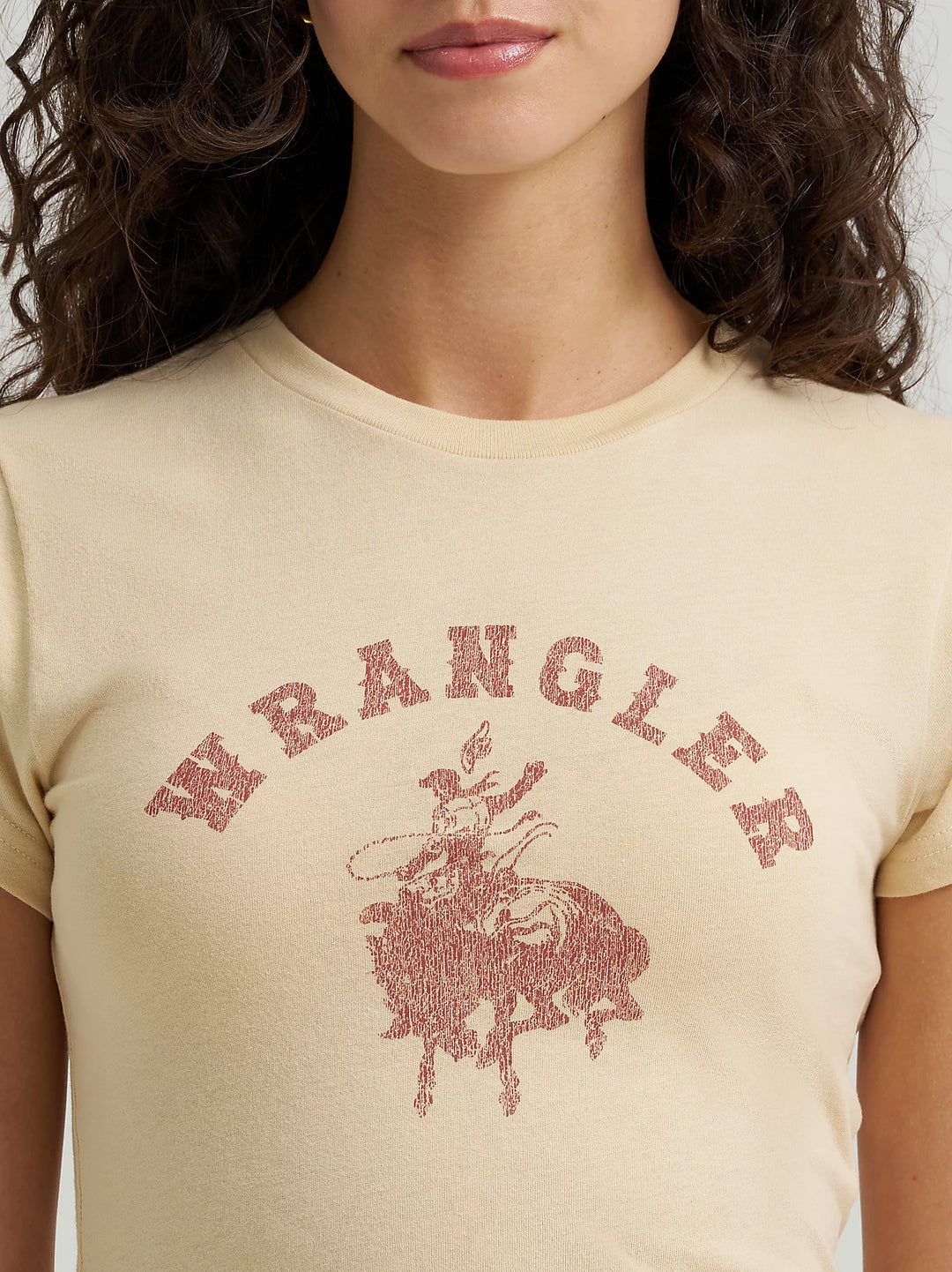 Ladies Wrangler Graphic Shrunken Tee - 112368860