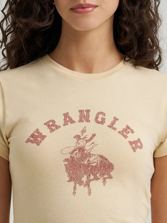 Ladies Wrangler Graphic Shrunken Tee - 112368860