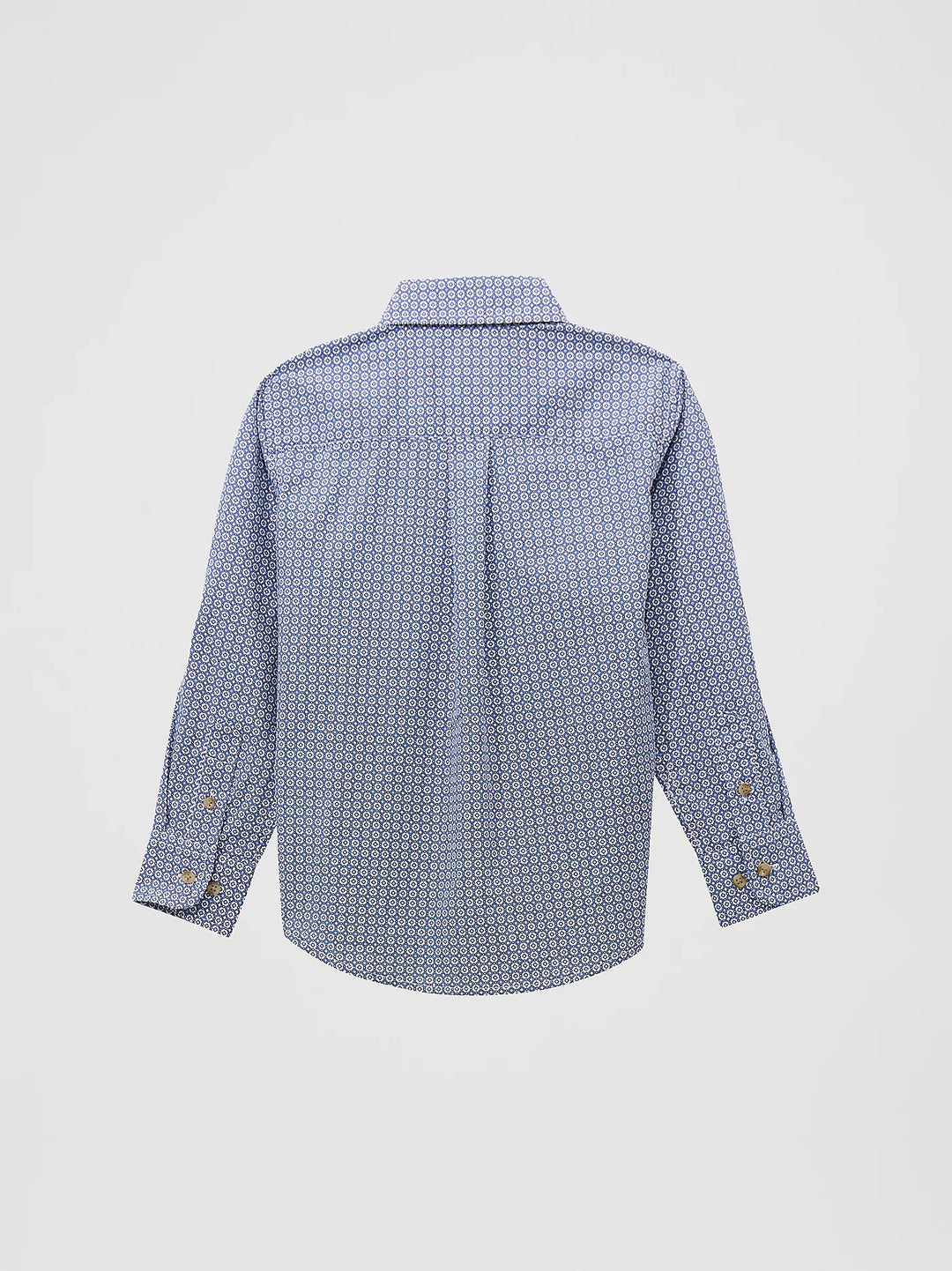 Boy's Wrangler Classic Button-Down Print Shirt - 112369452
