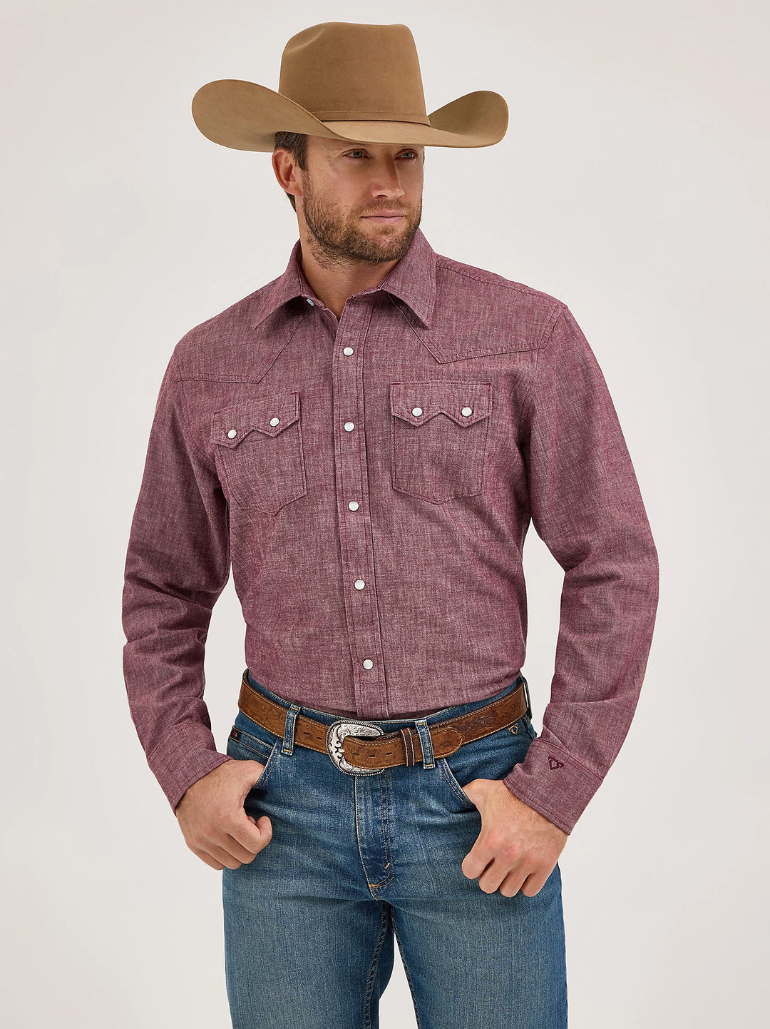 Men's Wrangler Cody Johnson Two Pocket Western Snap Shirt - 112369520