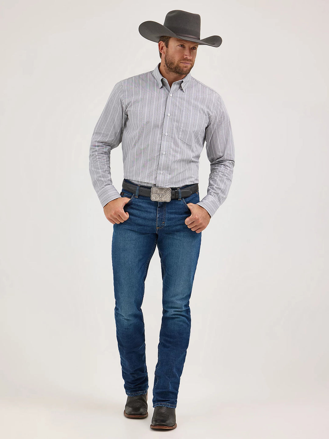 Men's Wrangler Cody Johnson One Pocket Button Down Shirt - 112369538