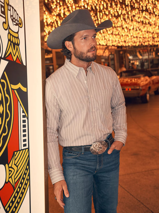 Men's Wrangler Cody Johnson One Pocket Button Down Shirt - 112369538