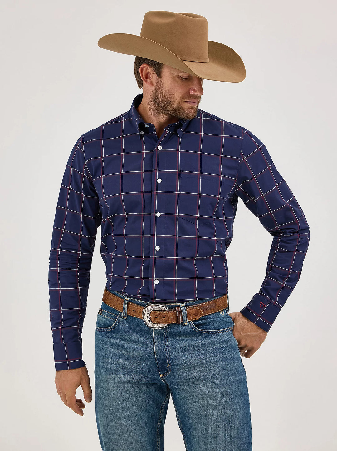 Men's Wrangler Cody Johnson One Pocket Button Down Shirt - 112369556