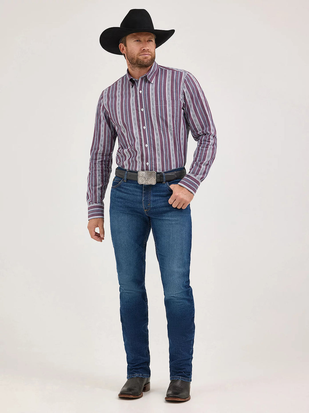 Men's Wrangler Cody Johnson One Pocket Button Down Shirt - 112369557