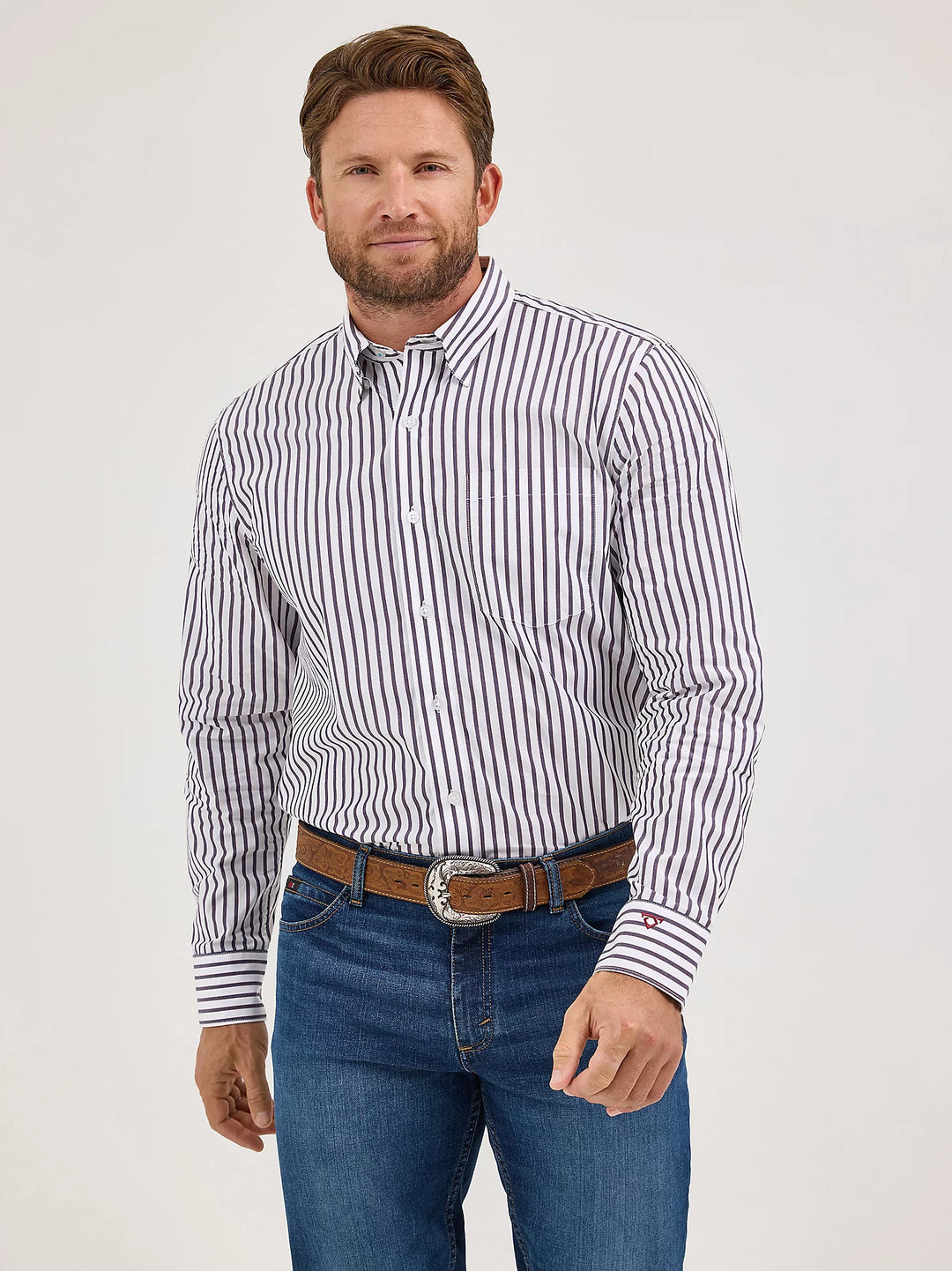 Men's Wrangler Cody Johnson One Pocket Button Down Shirt - 112369558