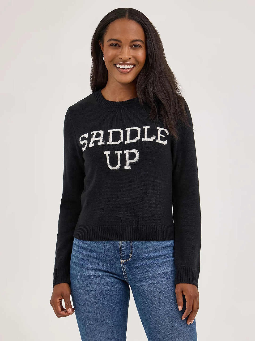 Ladies Wrangler Western Shrunken Sweater - 112372333