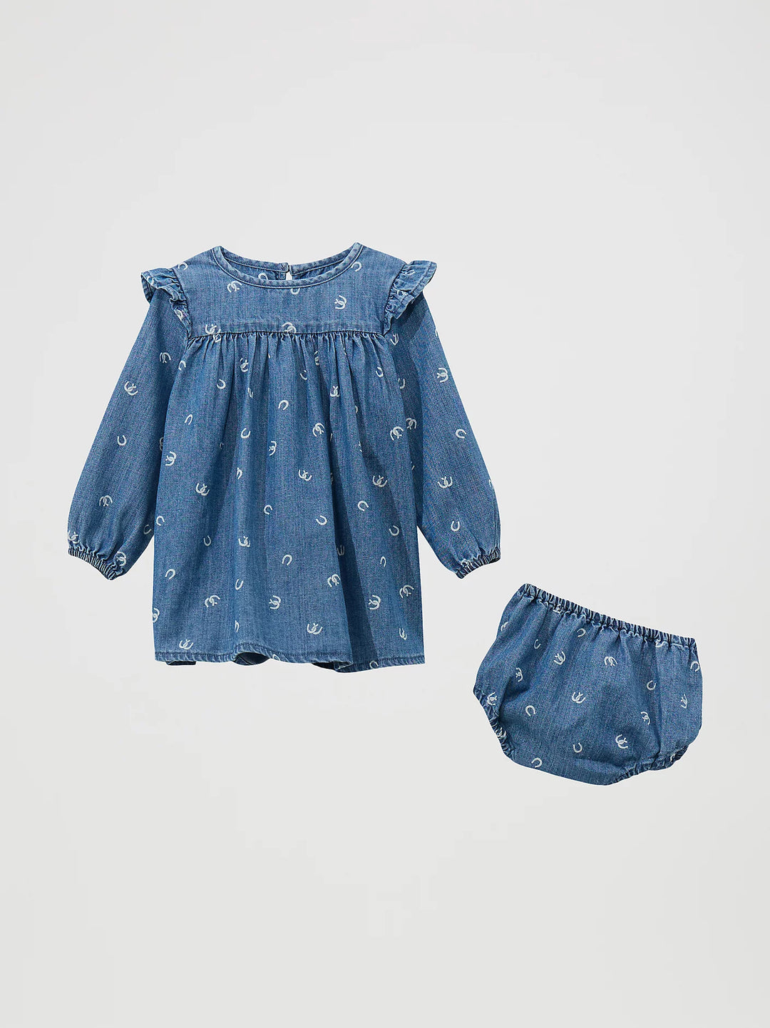 Little Girl's Wrangler Denim Trapeze Dress - 112372445