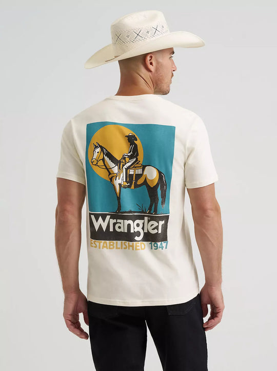Men's Wrangler Silent Rider Back Graphic T-Shirt - 112372856