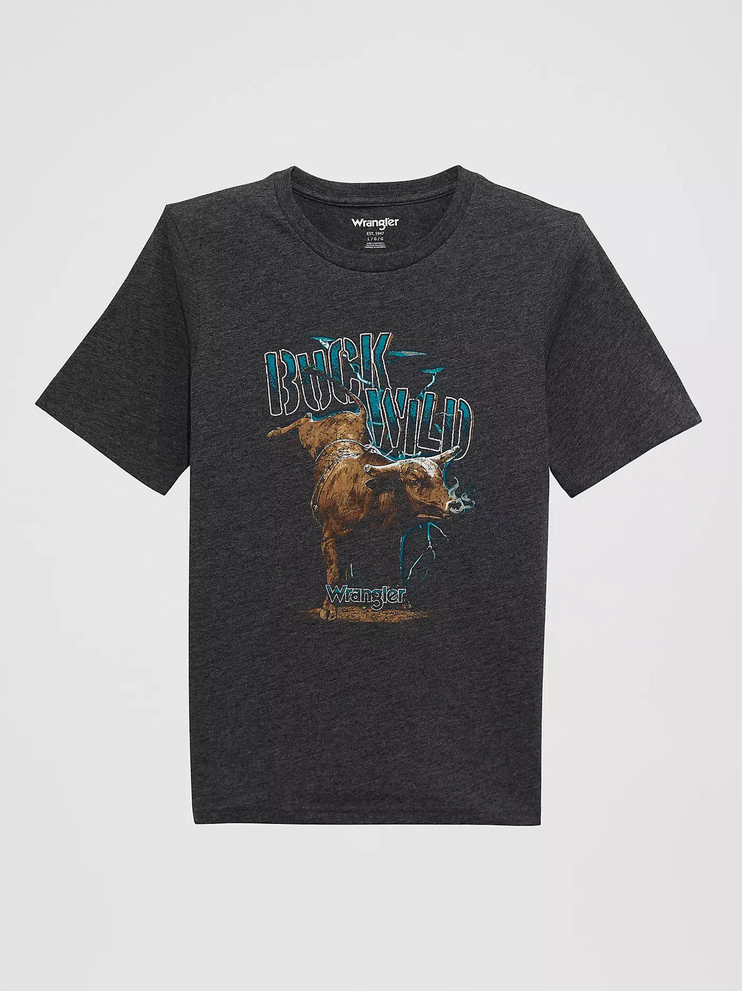 Boy's Wrangler Logo Front Graphic T-Shirt - 112372894