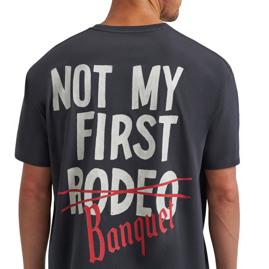 Men's Wrangler X Coors Banquet Not my First Rodeo T-Shirt - 112373833