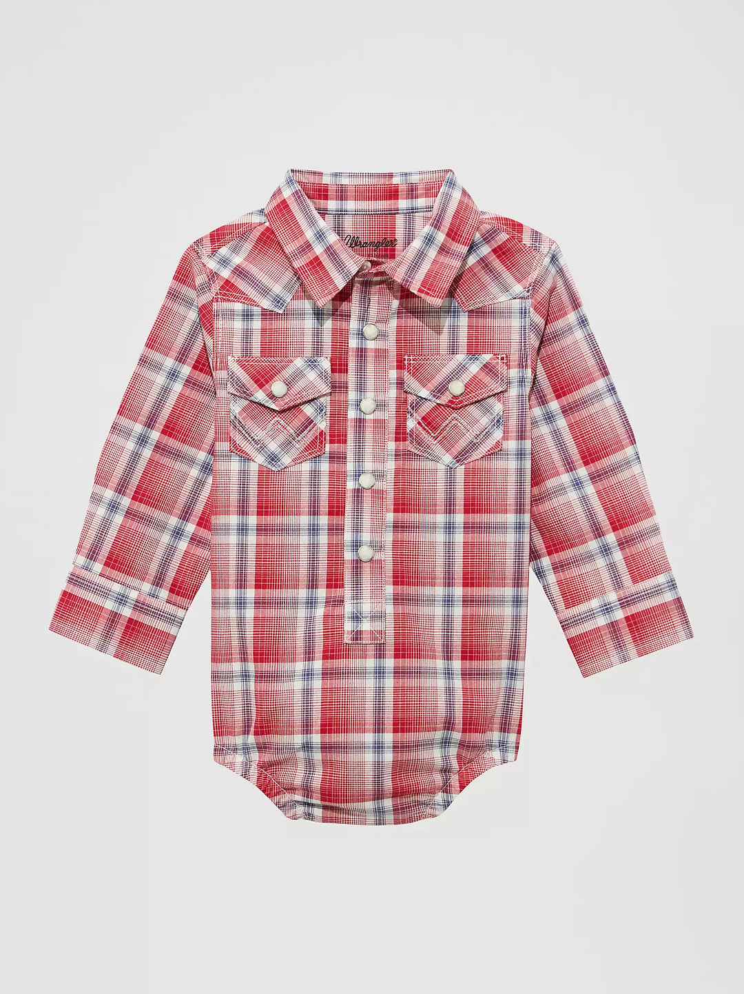 Baby Boy Wrangler Long Sleeve Western Snap Bodysuit - 112374325