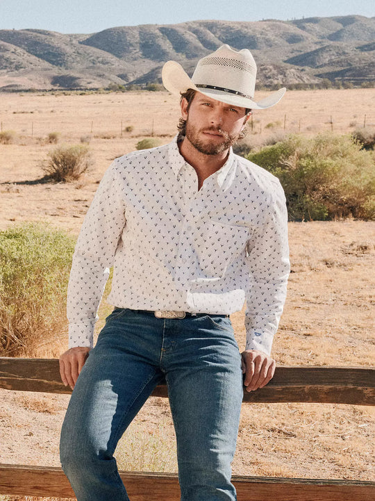 Men's Wrangler Cody Johnson One Pocket Button Down Shirt - 112374486