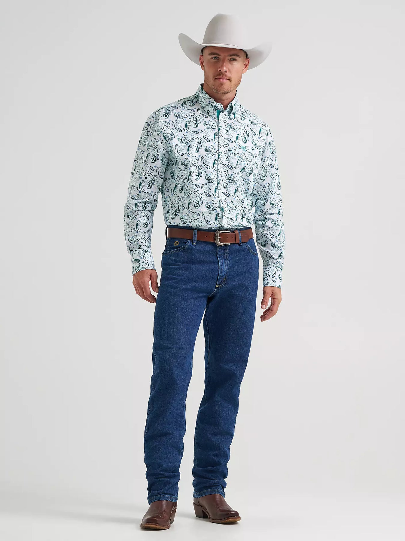 Wrangler Men's George Strait Button Down Shirt XL Wrangler Men's George Strait Button Down Shirt XL