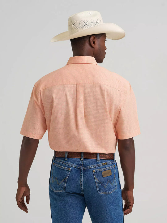 Men's Wrangler George Strait Short Sleeve One Pocket Button Down Shirt - 112374611