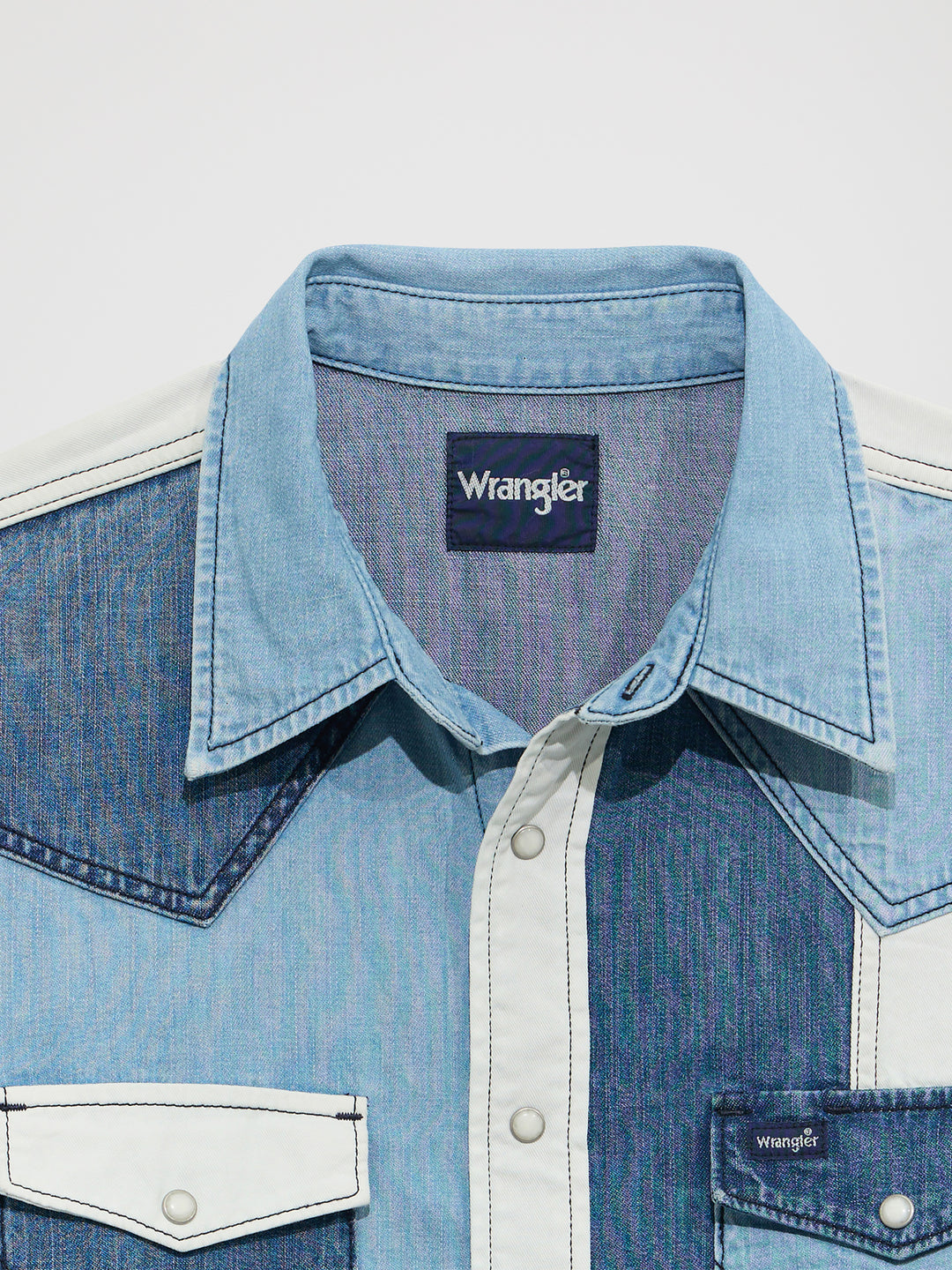 Men's Wrangler Vintage-Inspired Brushpopper Western Snap - 112374802