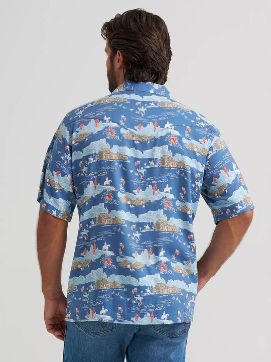 Men's Wrangler Coconut Cowboy Camp Shirt - 112374838