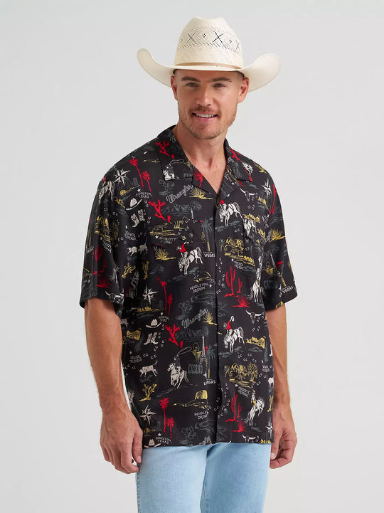 Men's Wrangler Coconut Cowboy Camp Shirt - 11237