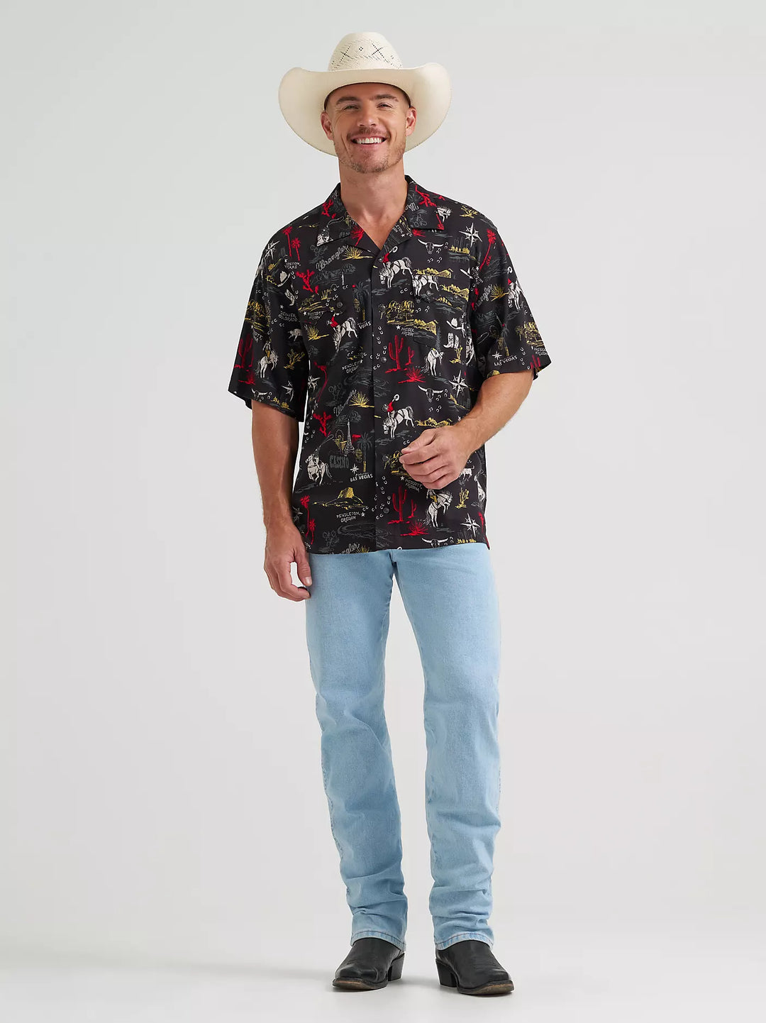 Men's Wrangler Coconut Cowboy Camp Shirt - 11237