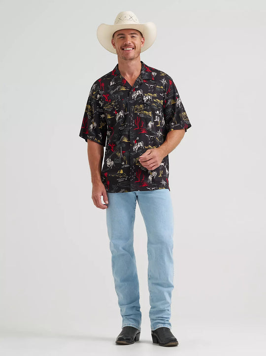Men's Wrangler Coconut Cowboy Camp Shirt - 11237
