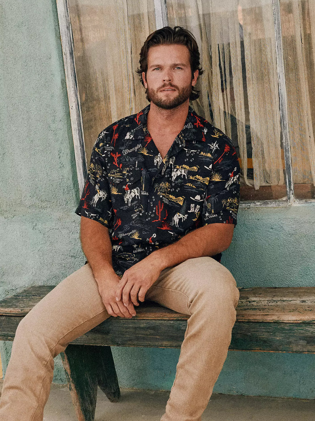 Men's Wrangler Coconut Cowboy Camp Shirt - 11237