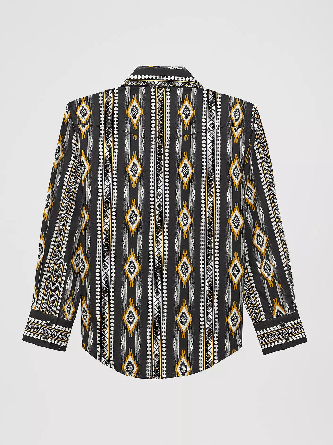 Boy's Wrangler Checotah Long Sleeve Western Snap Shirt - 112374911