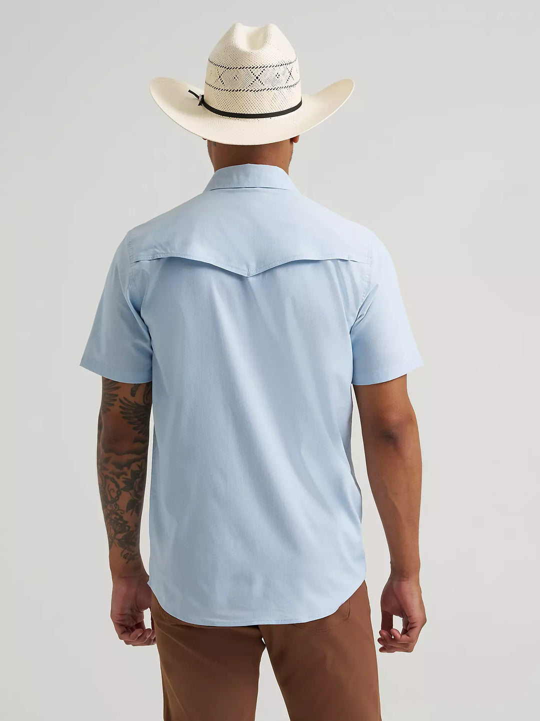 Men's Wrangler All Terrain Gear Drover Short Sleeve Utility Shirt - 112375152