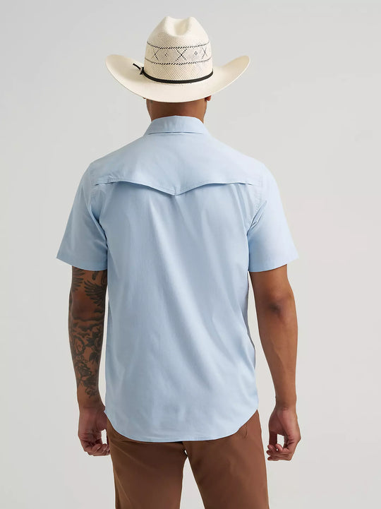 Men's Wrangler All Terrain Gear Drover Short Sleeve Utility Shirt - 112375152
