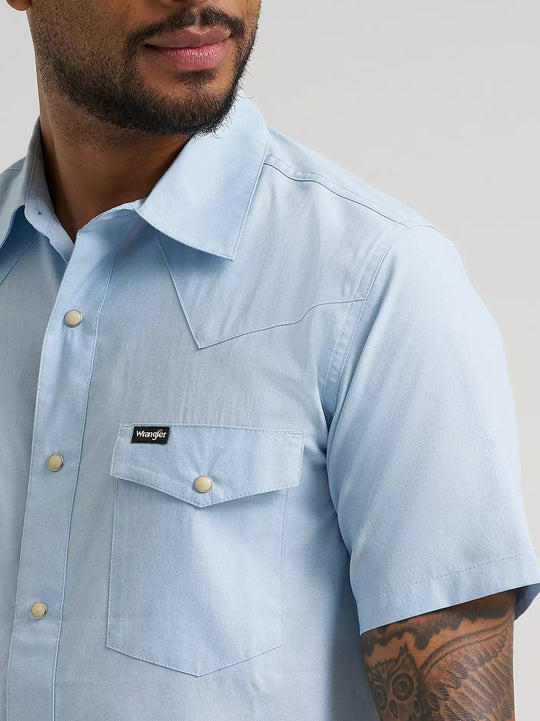 Men's Wrangler All Terrain Gear Drover Short Sleeve Utility Shirt - 112375152