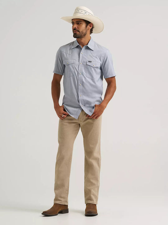 Men's Wrangler All Terrain Gear Drover Short Sleeve Utility Shirt - 112375154
