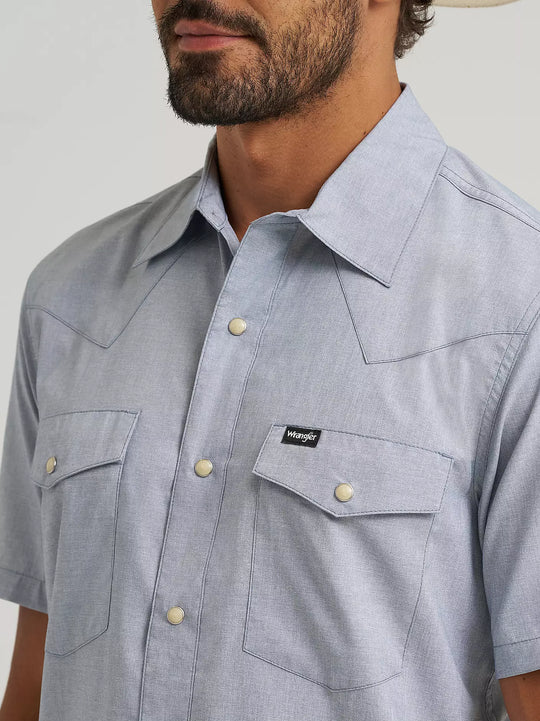 Men's Wrangler All Terrain Gear Drover Short Sleeve Utility Shirt - 112375154