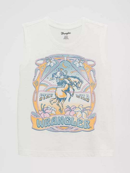 Girl's Wrangler Western Graphic Tank - 112375180