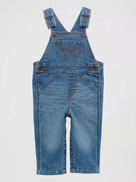 Little Girl's Wrangler Denim Overalls - 112375230
