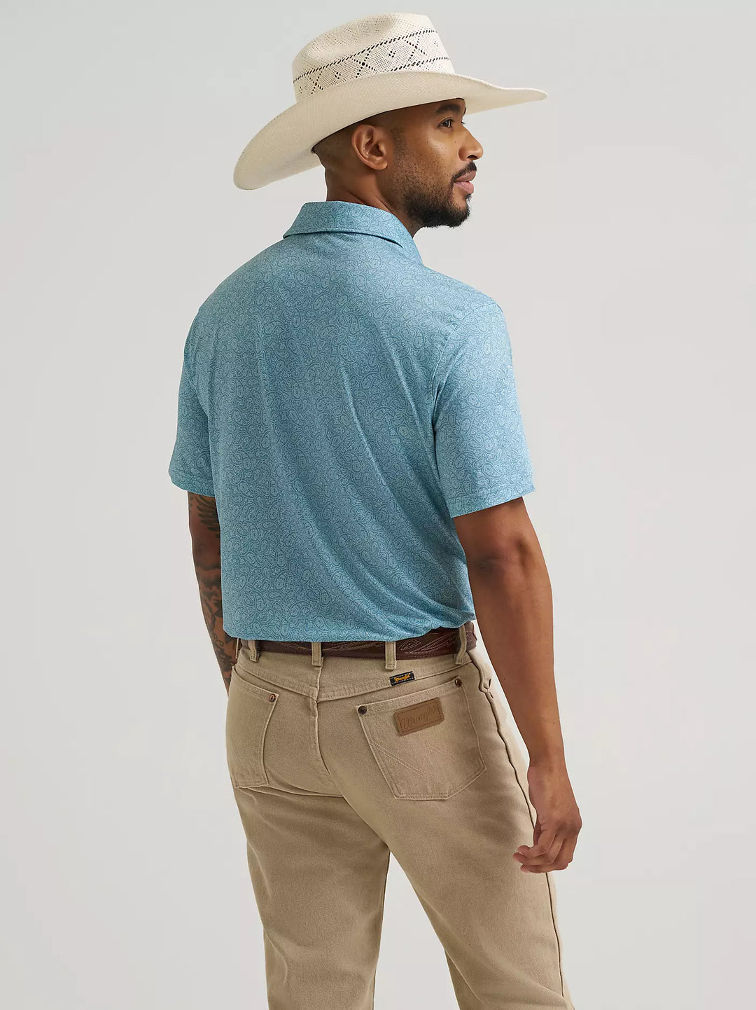 Men's Wrangler All Terrain Gear Men's Performance Polo Shirt - 112375265
