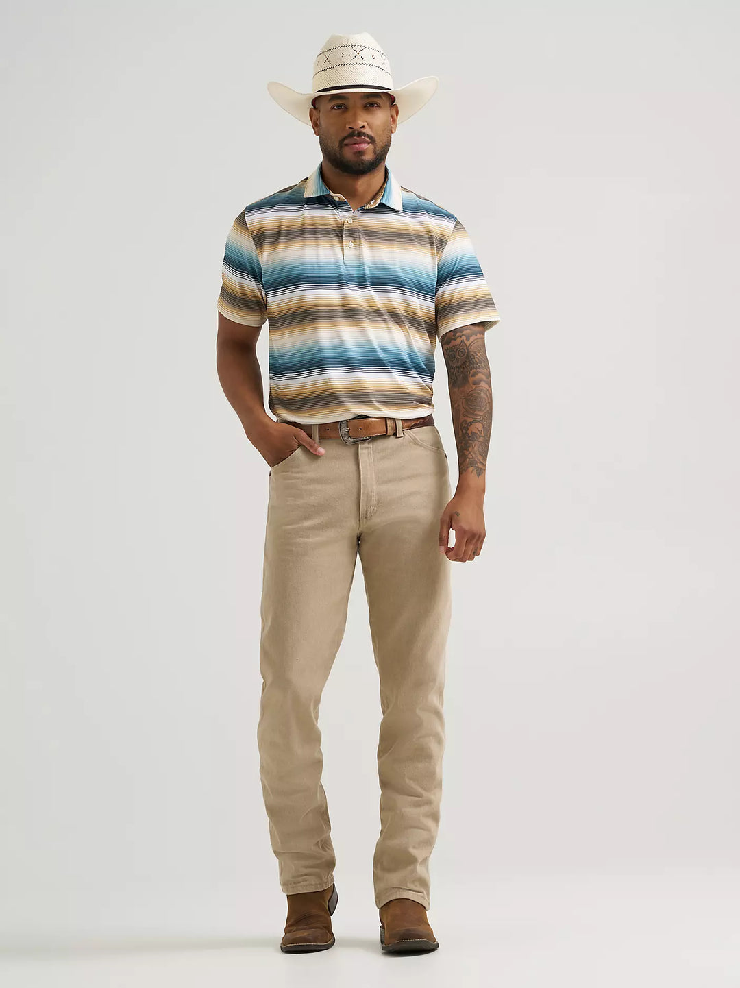 Men's Wrangler All Terrain Gear Men's Performance Polo Shirt - 112375266
