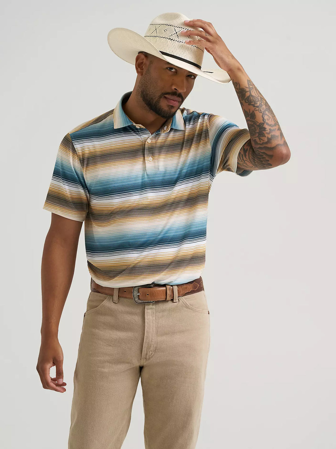Men's Wrangler All Terrain Gear Men's Performance Polo Shirt - 112375266