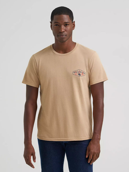 Men's USA Wrangler Rope Back Graphic T-Shirt - 112375736