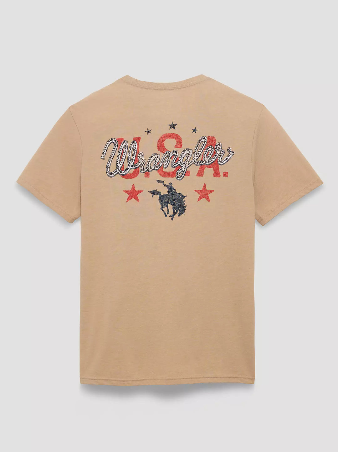 Men's USA Wrangler Rope Back Graphic T-Shirt - 112375736