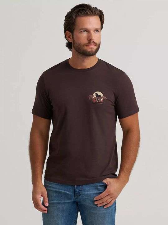 Men's Wrangler Cowboy At Sunset Graphic T-Shirt - 112375842