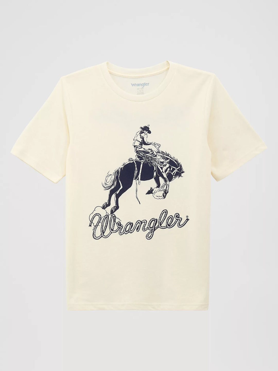 Boy's Wrangler Bronc Rider Dual Graphic T-Shirt - 112375845