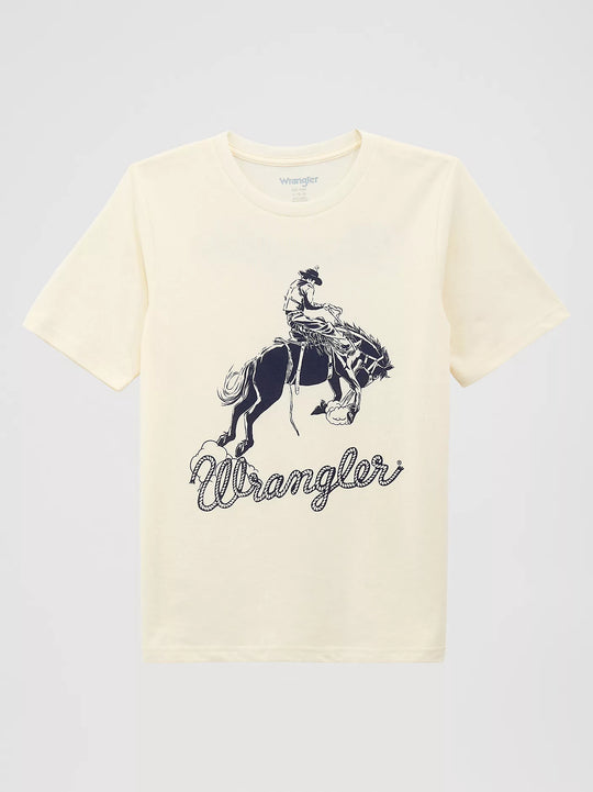 Boy's Wrangler Bronc Rider Dual Graphic T-Shirt - 112375845