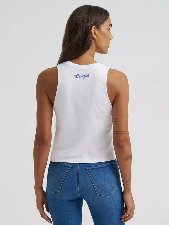 Ladies Wrangler Happy Birthday America Graphic Festival Tank - 112375868