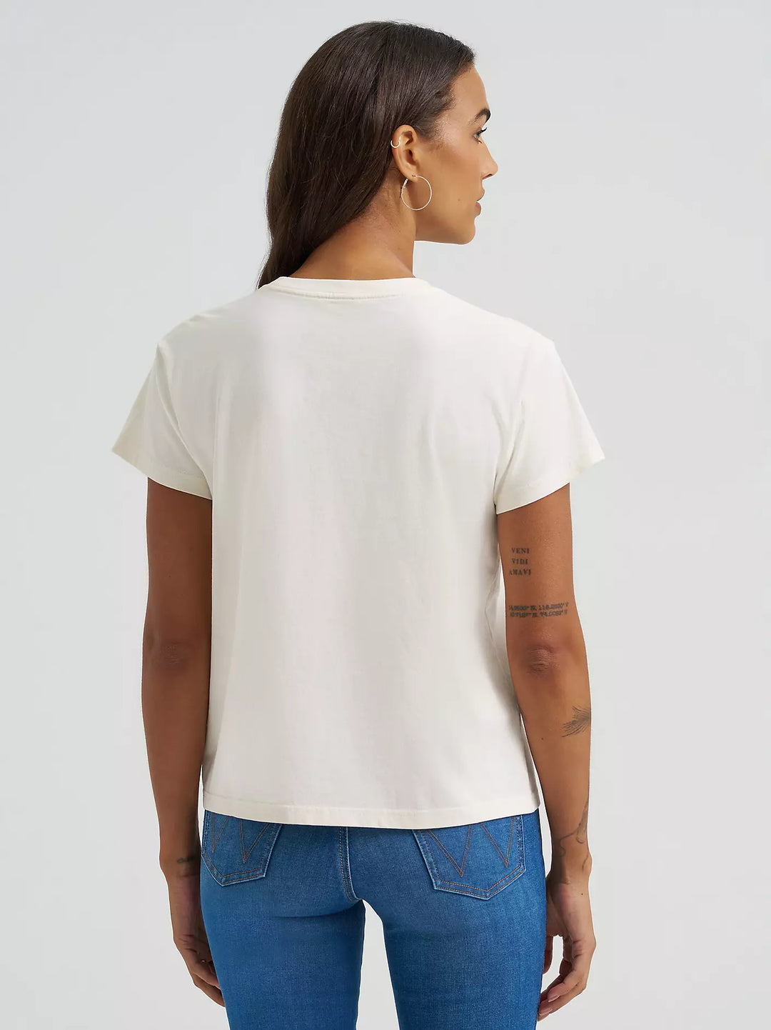 Ladies Wrangler Denim USA Retro Regular Graphic Tee - 112375878