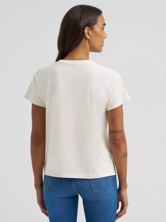 Ladies Wrangler Denim USA Retro Regular Graphic Tee - 112375878